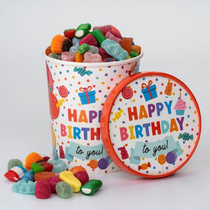 Candy Bucket “Happy birthday”