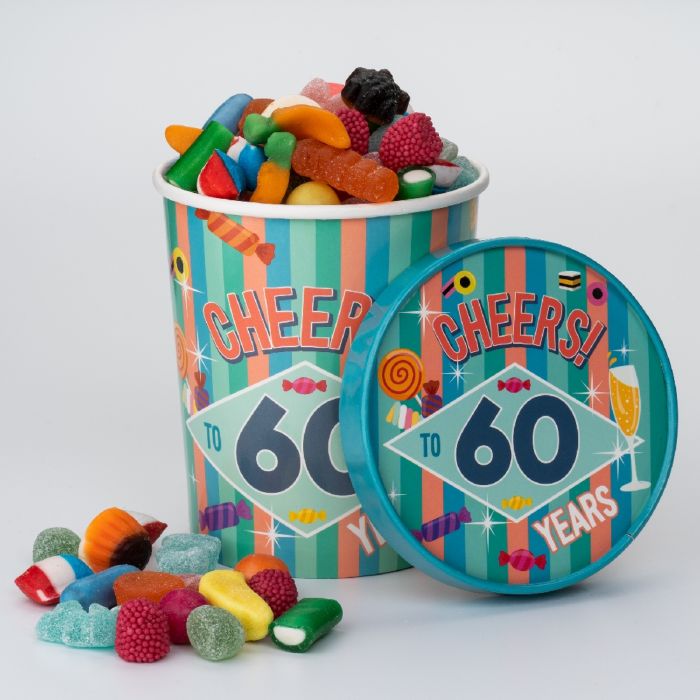 Candy Bucket “60 jaar”