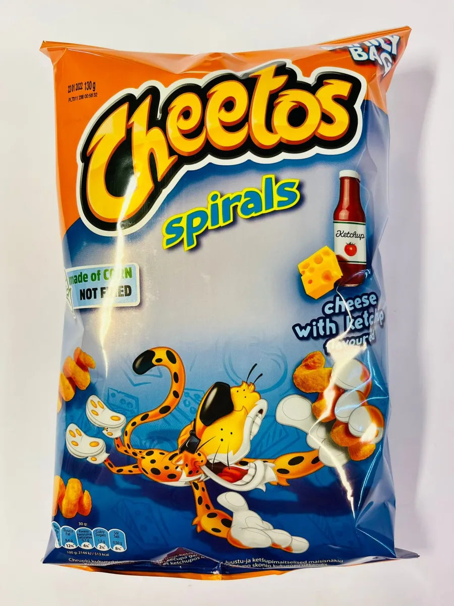 Cheetos Spirals Cheese Ketchup 130gr