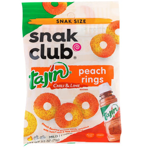 Snack Club Tajin Peach Rings 71gr