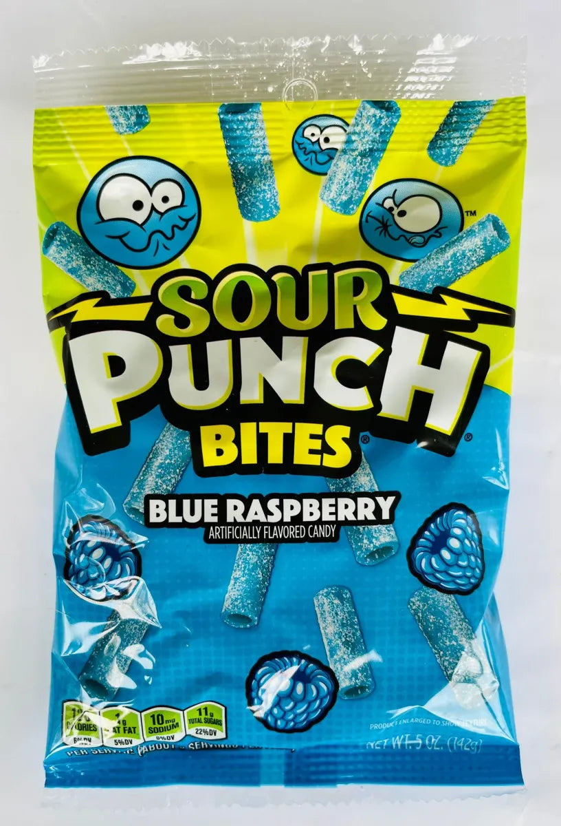 Sour Punch Bites Blue Raspberry 142gr