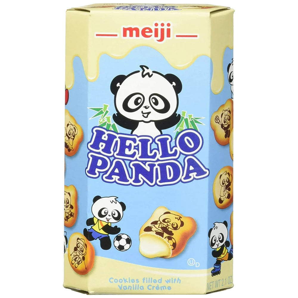 Hello Panda Vanilla Filled Biscuit Treats 50gr