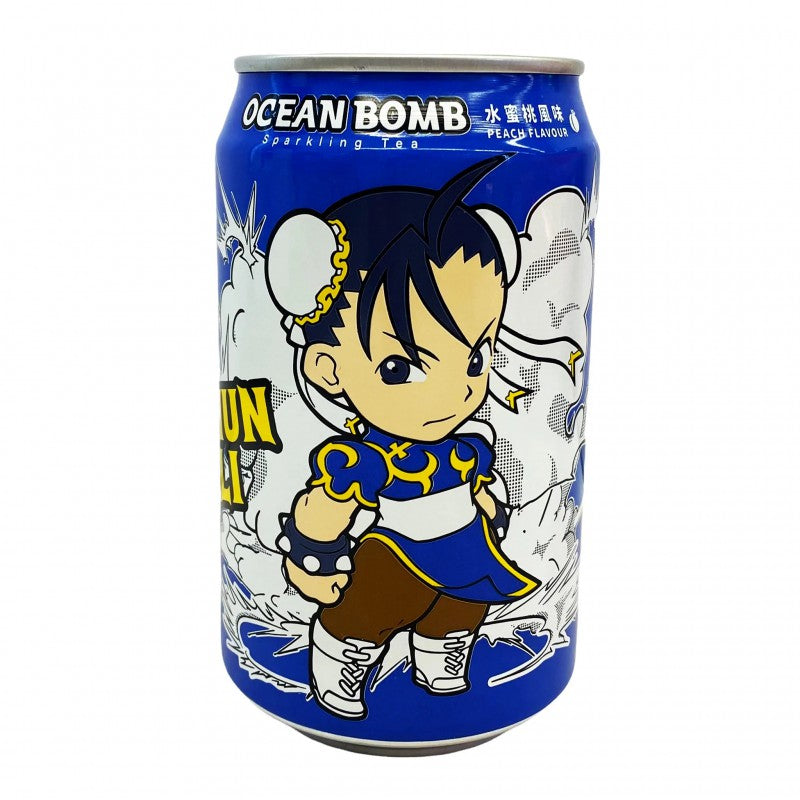 Ocean Bomb Street Fighter Chun Li Peach 330ml