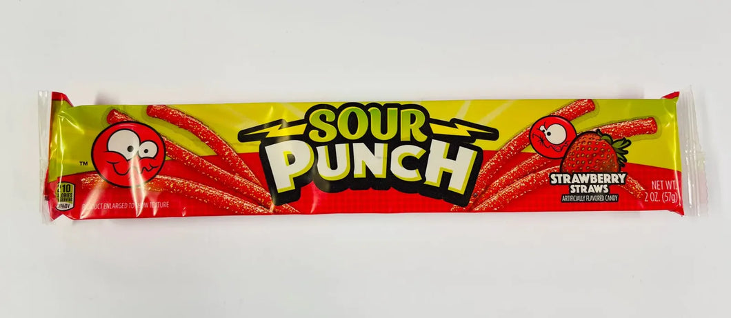 Sour Punch Watermelon Straws